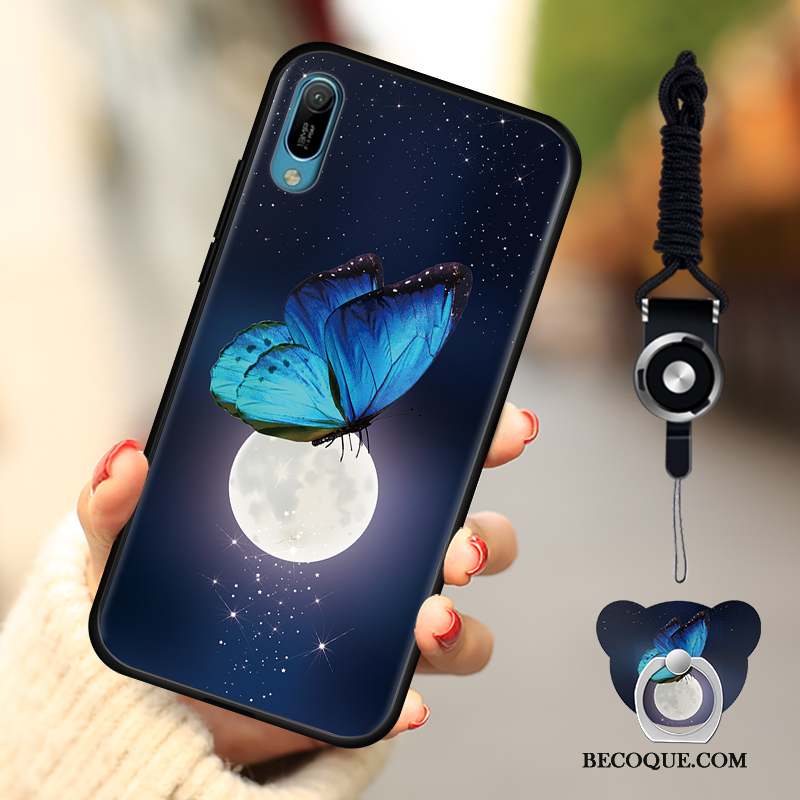 Huawei Y6 2019 Protection Fluide Doux Dessin Animé Étui Coque De Téléphone Mode