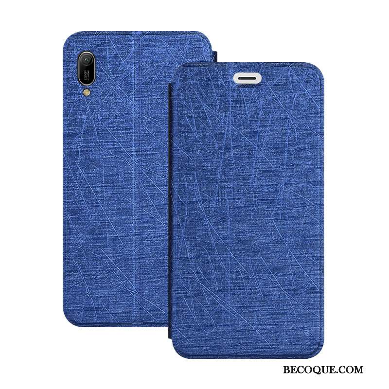 Huawei Y6 2019 Protection Étui Tout Compris Étui En Cuir Housse Coque De Téléphone