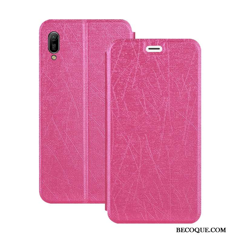 Huawei Y6 2019 Protection Étui Tout Compris Étui En Cuir Housse Coque De Téléphone