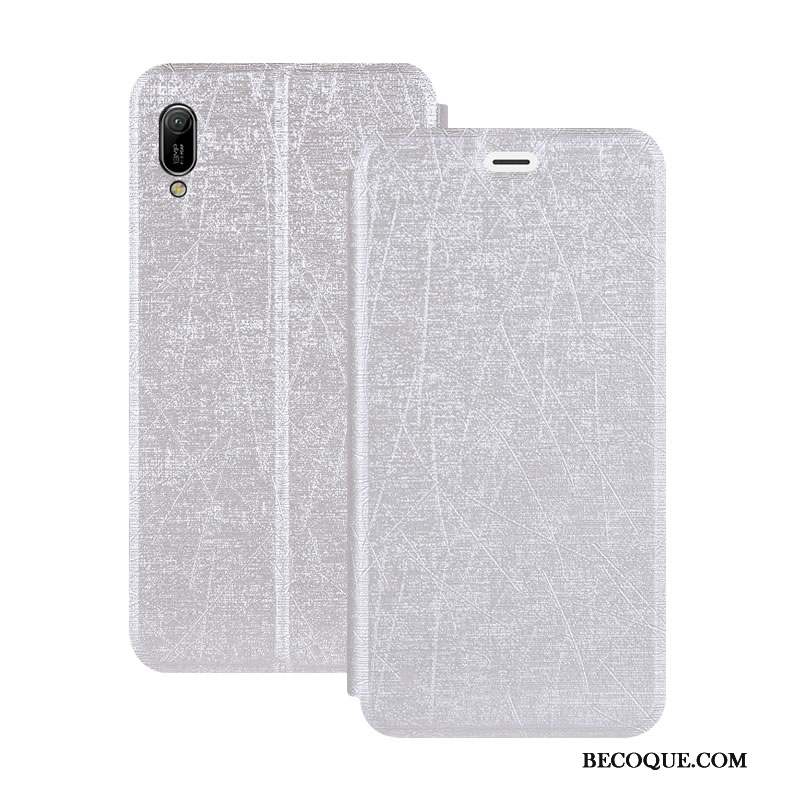 Huawei Y6 2019 Protection Étui Tout Compris Étui En Cuir Housse Coque De Téléphone