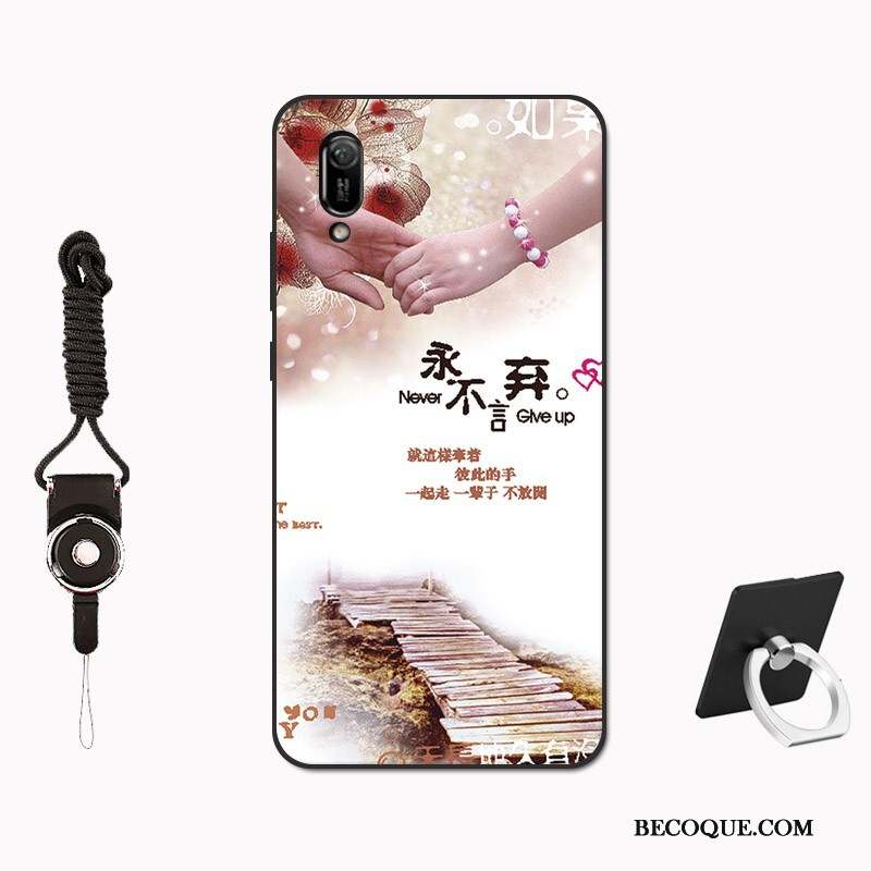 Huawei Y6 2019 Rouge Créatif Coque Marque De Tendance Personnalité De Téléphone