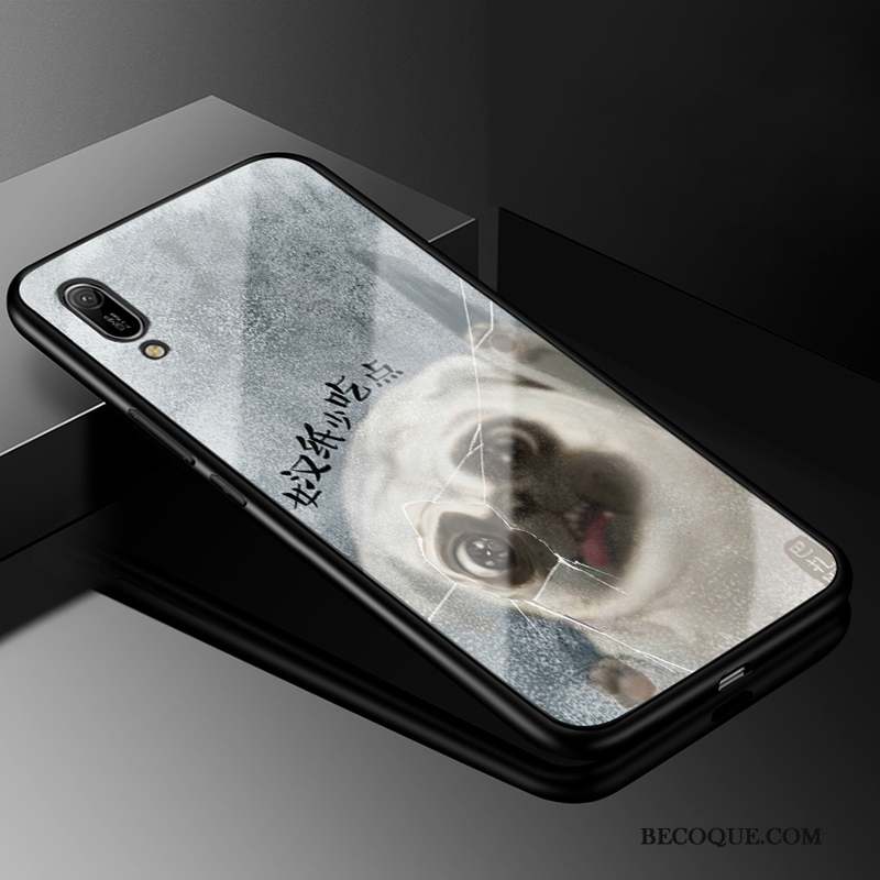 Huawei Y6 2019 Tendance Verre Coque De Téléphone Vent Europe Silicone