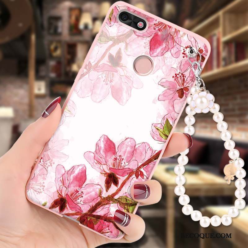 Huawei Y6 Pro 2017 Vert Coque De Téléphone Peinture Protection Étui Dessin Animé