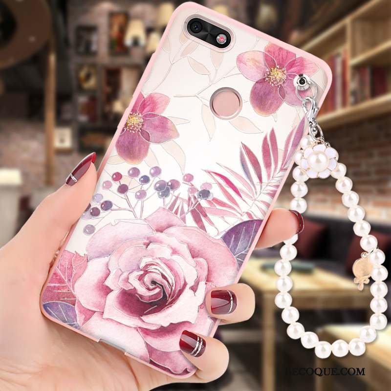 Huawei Y6 Pro 2017 Vert Coque De Téléphone Peinture Protection Étui Dessin Animé