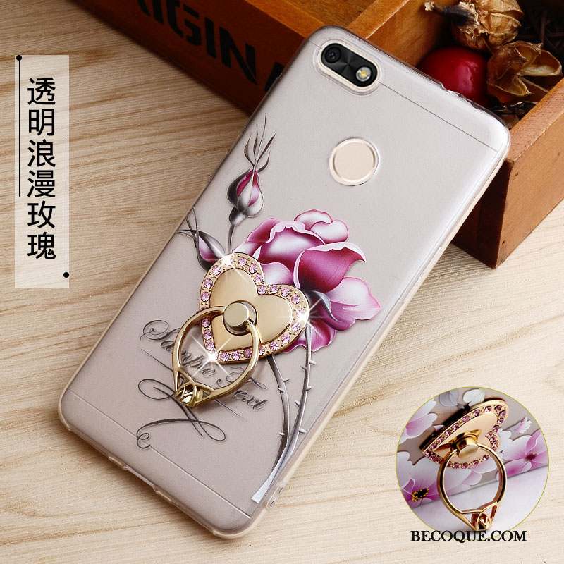 Huawei Y6 Pro 2017 Étui Téléphone Portable Silicone Gaufrage Peinture Coque De Téléphone