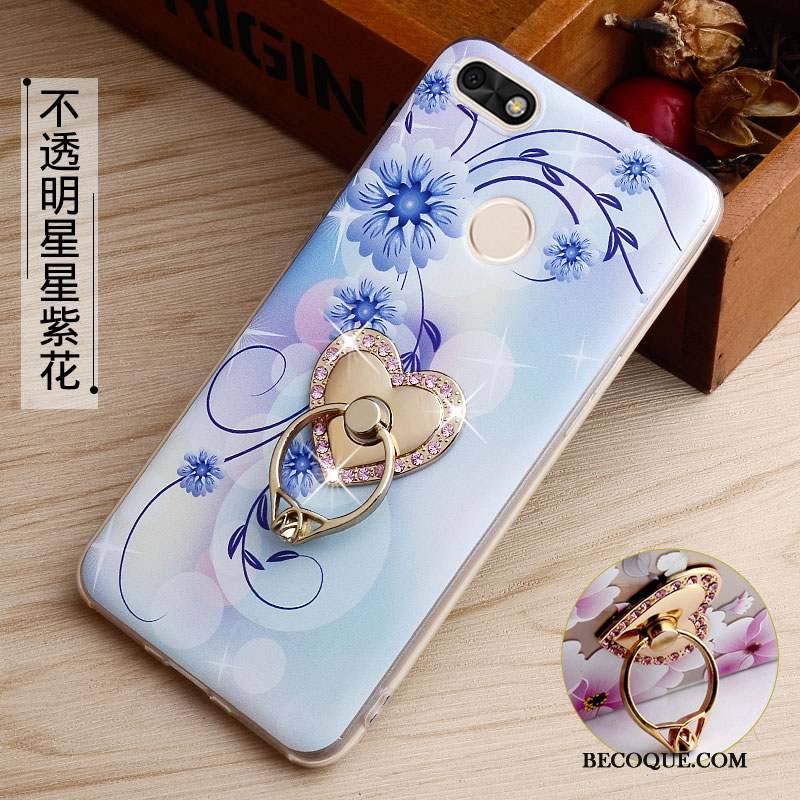 Huawei Y6 Pro 2017 Étui Téléphone Portable Silicone Gaufrage Peinture Coque De Téléphone