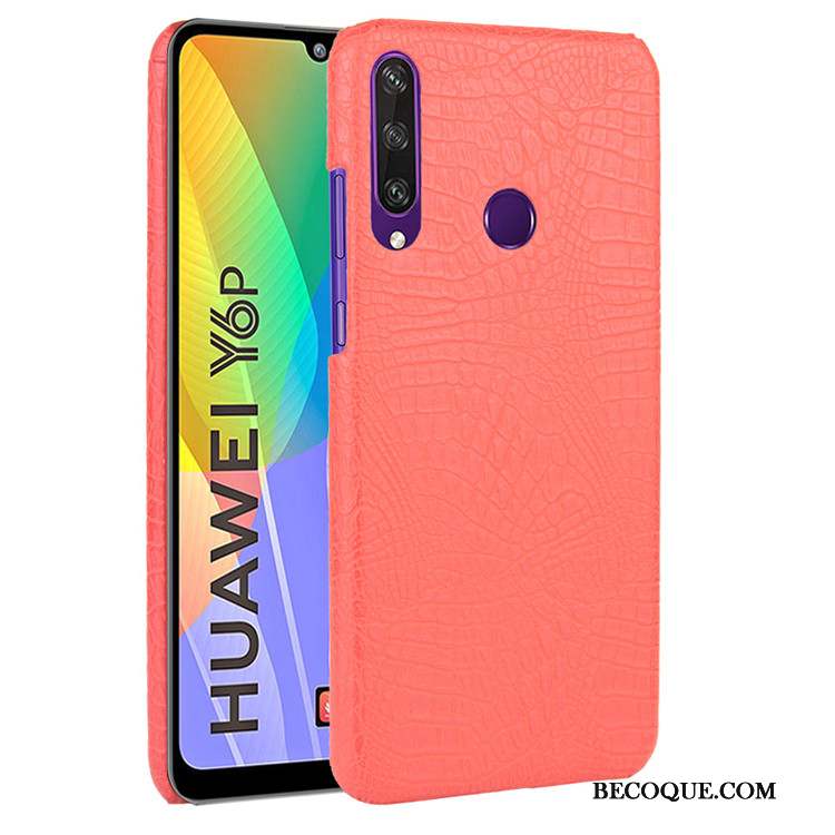 Huawei Y6p Modèle Fleurie Difficile Cuir Coque De Téléphone Tendance Protection