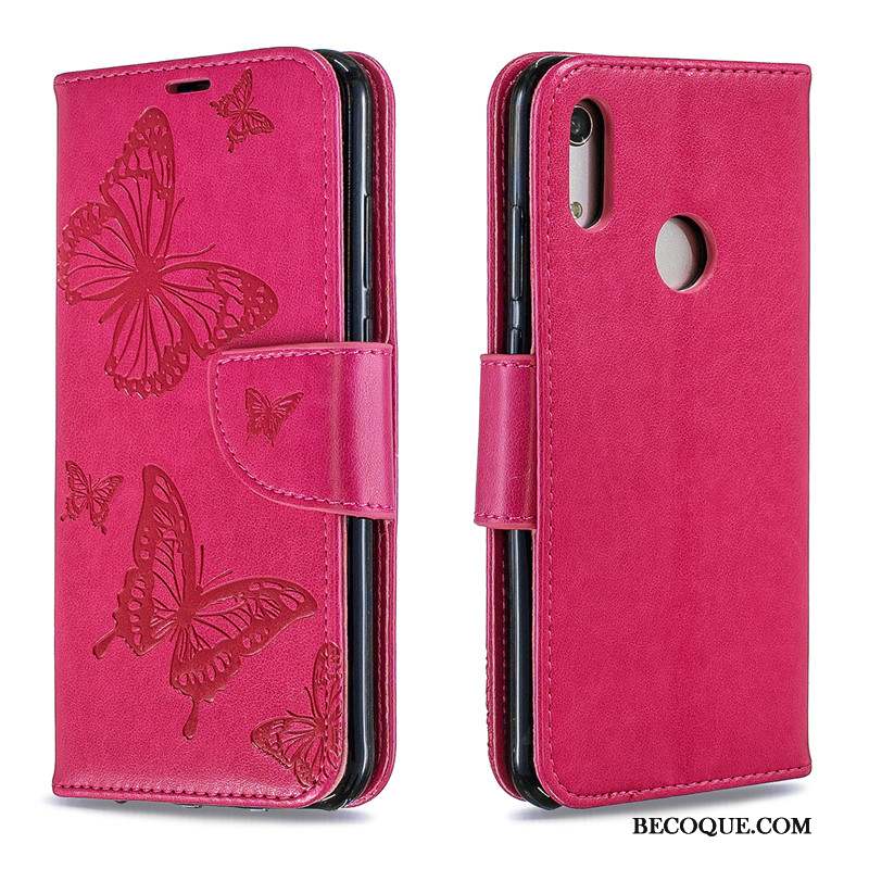 Huawei Y6s Coque Protection Jeunesse Gaufrage Housse Ornements Suspendus Étui