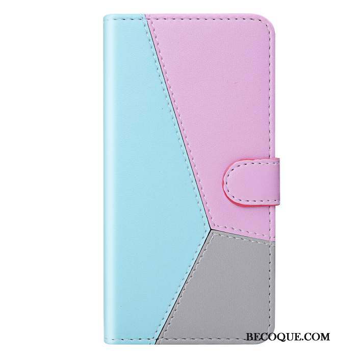 Huawei Y6s Étui En Cuir Dessin Animé Simple Protection Coque De Téléphone Carte