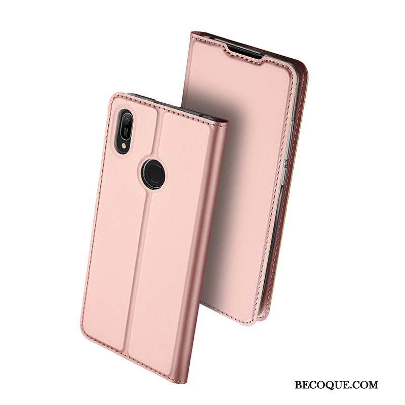 Huawei Y6s Étui En Cuir Or Nouveau Fluide Doux Coque De Téléphone Protection