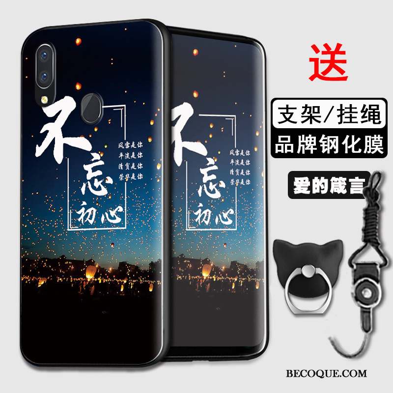 Huawei Y7 2019 Coque De Téléphone Amoureux Protection Étui Tout Compris Personnalité