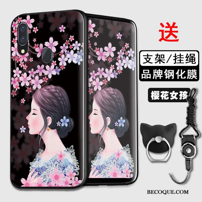 Huawei Y7 2019 Coque De Téléphone Amoureux Protection Étui Tout Compris Personnalité