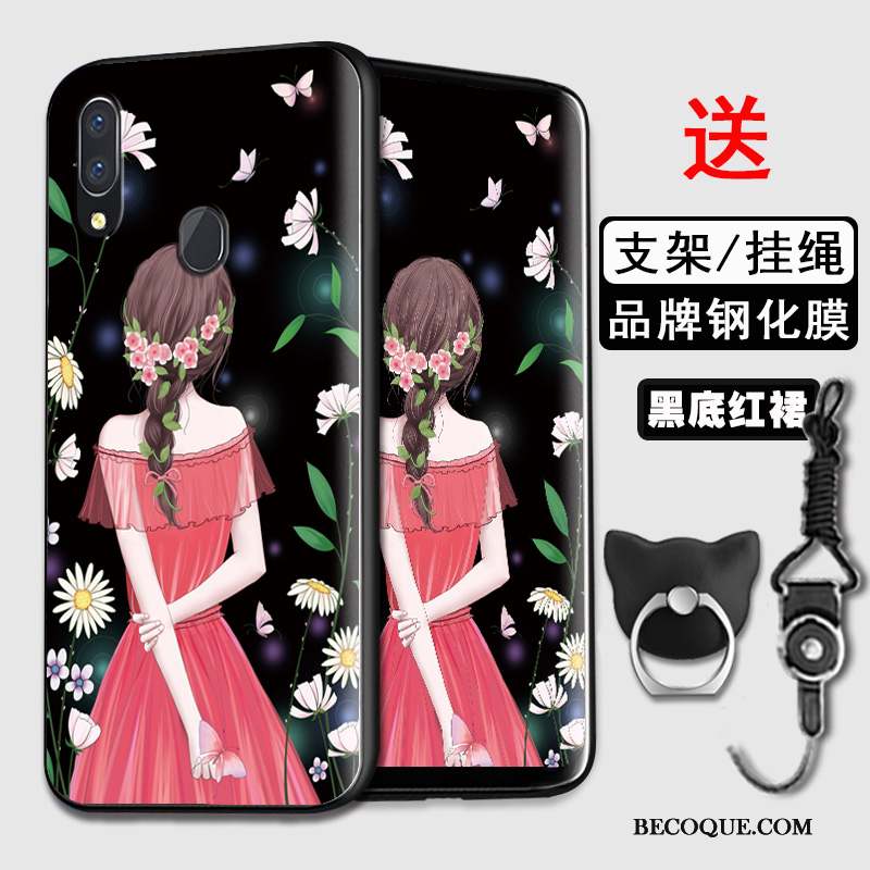 Huawei Y7 2019 Coque De Téléphone Amoureux Protection Étui Tout Compris Personnalité