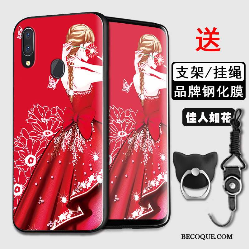 Huawei Y7 2019 Coque De Téléphone Amoureux Protection Étui Tout Compris Personnalité