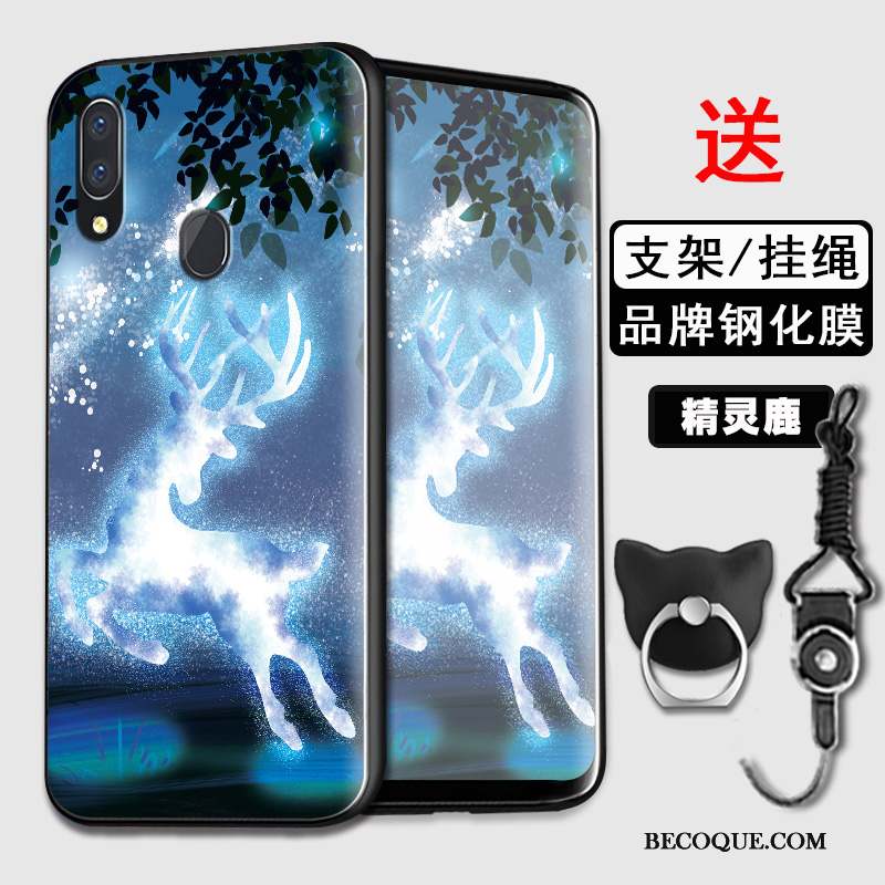 Huawei Y7 2019 Coque De Téléphone Amoureux Protection Étui Tout Compris Personnalité