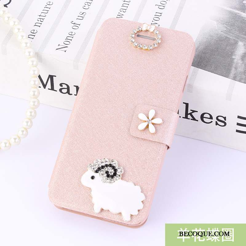 Huawei Y7 2019 Coque Housse Étui En Cuir Fluide Doux Incassable Rose