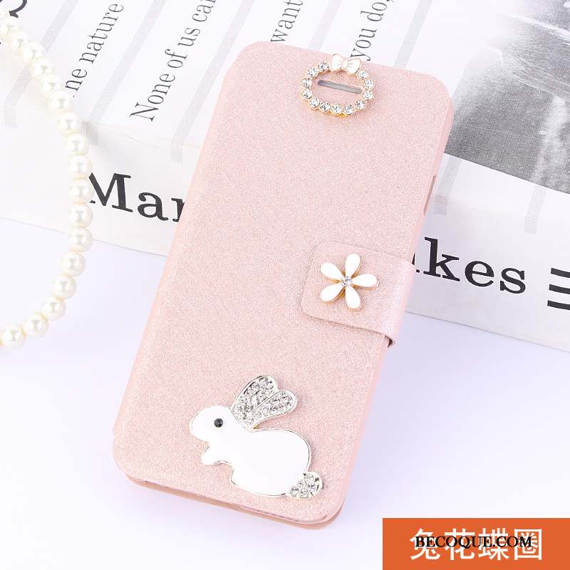 Huawei Y7 2019 Coque Housse Étui En Cuir Fluide Doux Incassable Rose