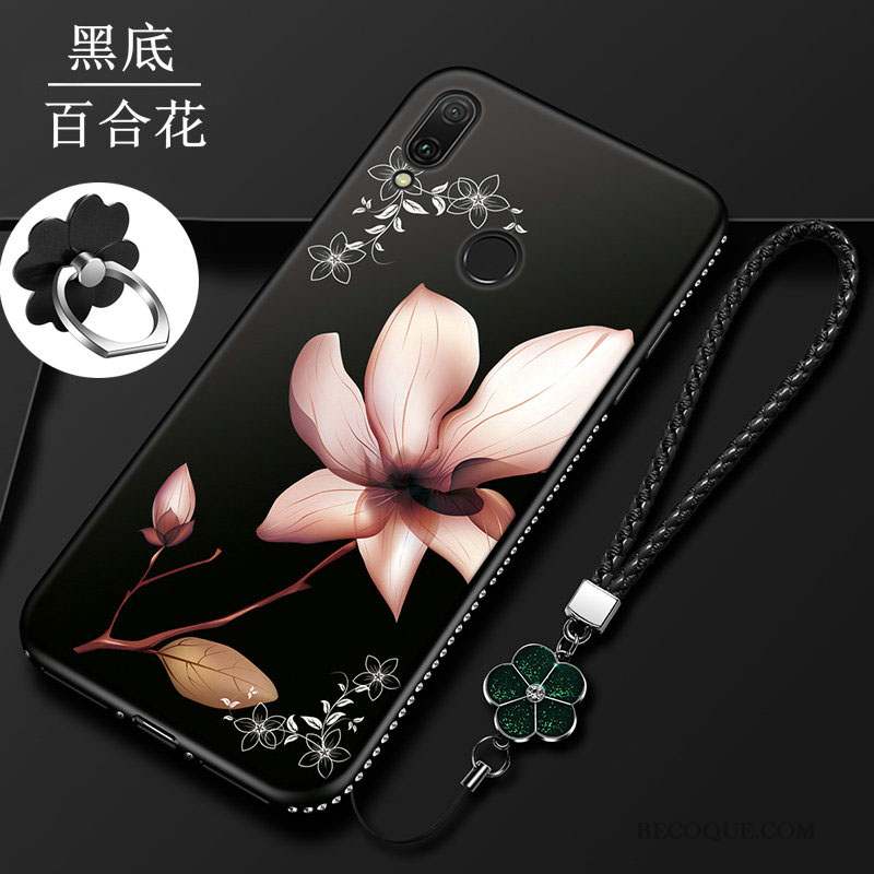 Huawei Y7 2019 Coque Incassable Fluide Doux Créatif Personnalité Net Rouge