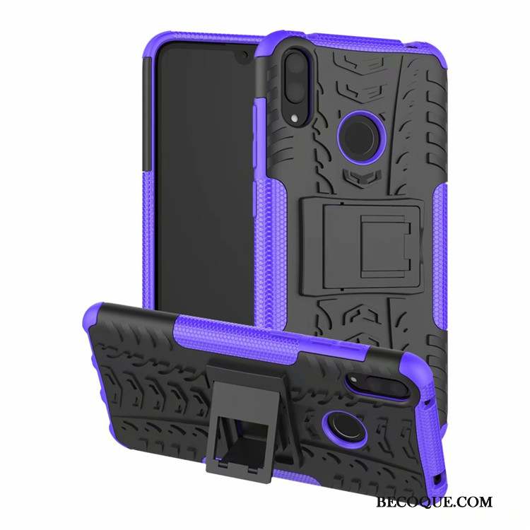 Huawei Y7 2019 Protection Coque Tout Compris Étui Support De Téléphone