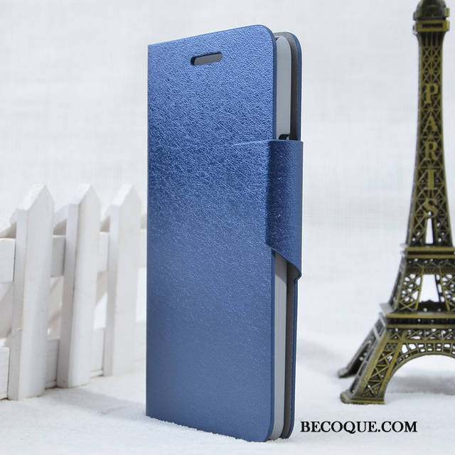 Lg G2 Téléphone Portable Coque De Téléphone Étui Protection Étui En Cuir Bleu