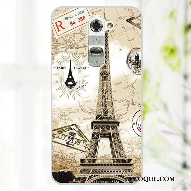 Lg G2 Étui Dessin Animé Peinture Coque De Téléphone Téléphone Portable Couvercle Arrière