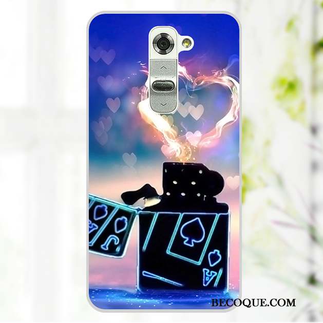 Lg G2 Étui Dessin Animé Peinture Coque De Téléphone Téléphone Portable Couvercle Arrière