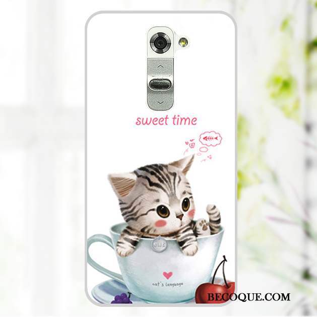 Lg G2 Étui Dessin Animé Peinture Coque De Téléphone Téléphone Portable Couvercle Arrière