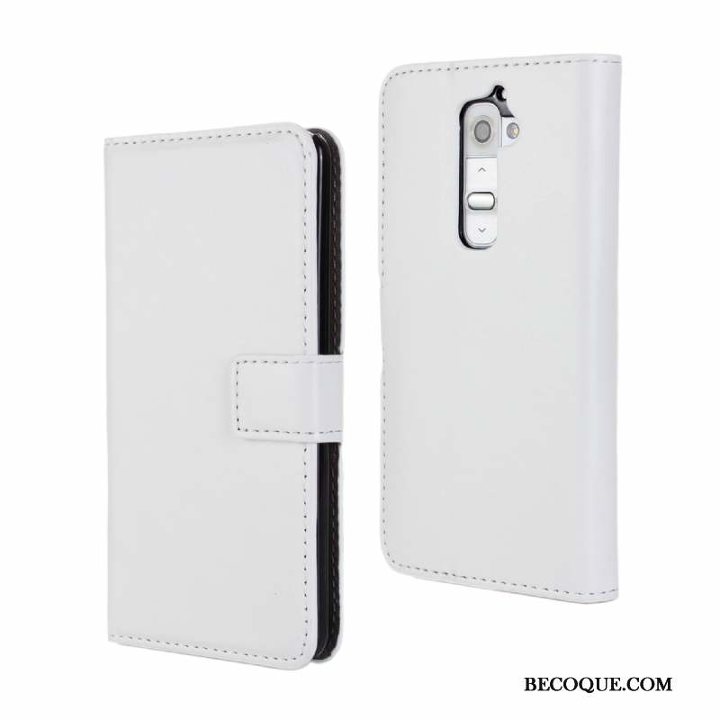 Lg G2 Étui Portefeuille Coque Housse Protection Étui En Cuir