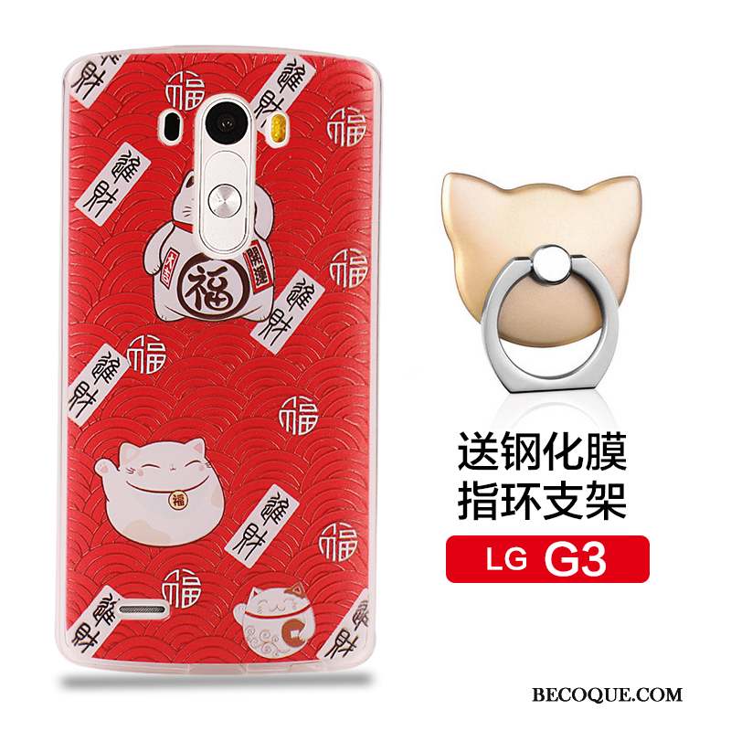 Lg G3 Incassable Coque En Silicone Fluide Doux Rose Téléphone Portable De Téléphone