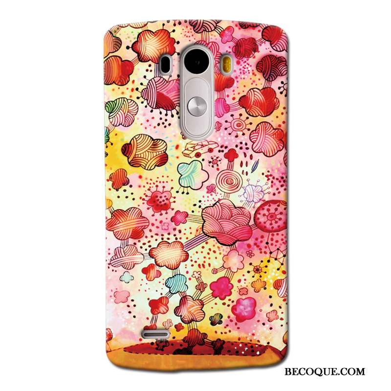 Lg G3 Tendance Délavé En Daim Coque Peinture Étui Nouveau