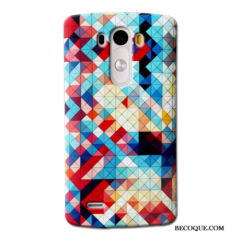 Lg G3 Tendance Délavé En Daim Coque Peinture Étui Nouveau