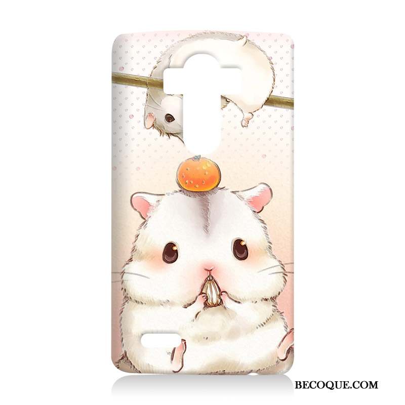 Lg G4 Coque De Téléphone Fluide Doux Difficile Gaufrage Dessin Animé Protection