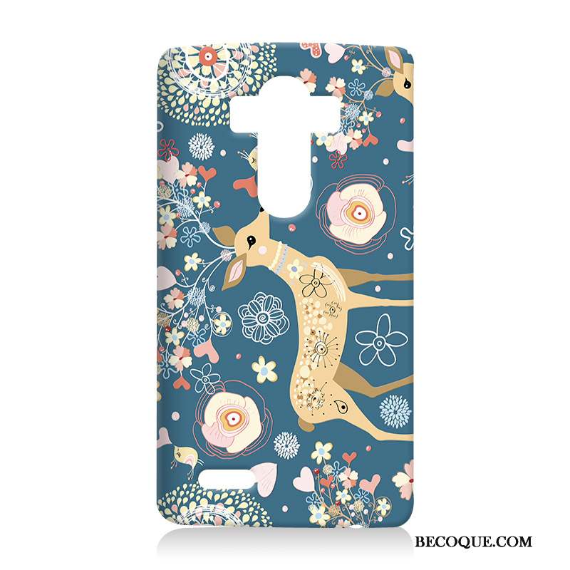 Lg G4 Coque De Téléphone Fluide Doux Difficile Gaufrage Dessin Animé Protection