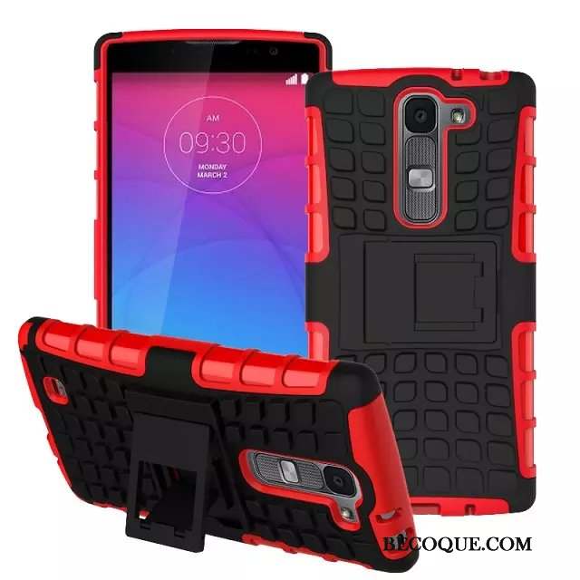 Lg G4 Coque Support Antidérapant Téléphone Portable Violet Incassable Modèle Fleurie