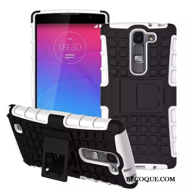Lg G4 Coque Support Antidérapant Téléphone Portable Violet Incassable Modèle Fleurie