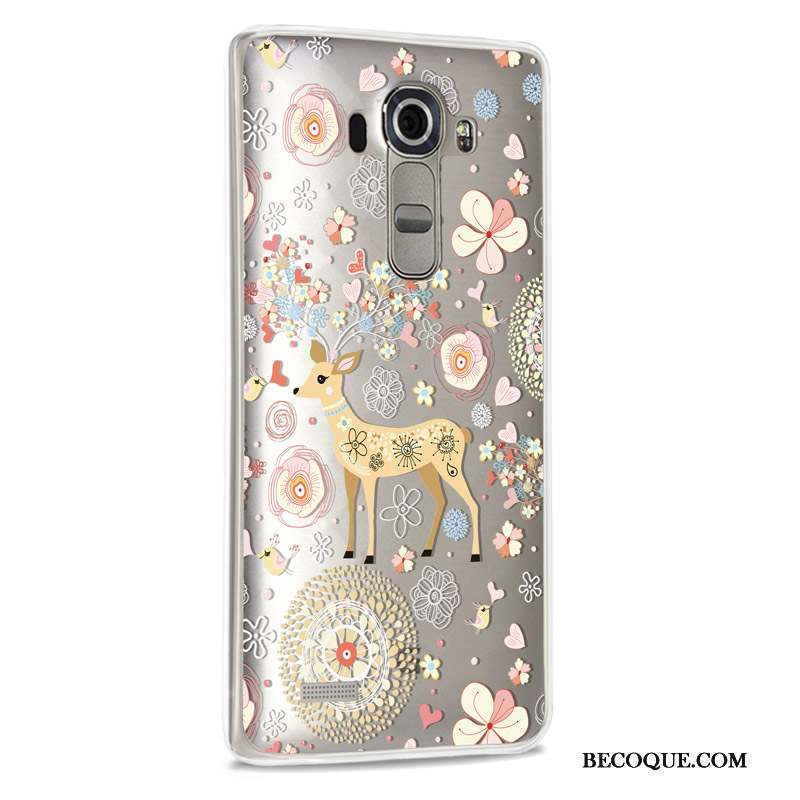 Lg G4 Créatif Fluide Doux Étui Protection Coque Violet