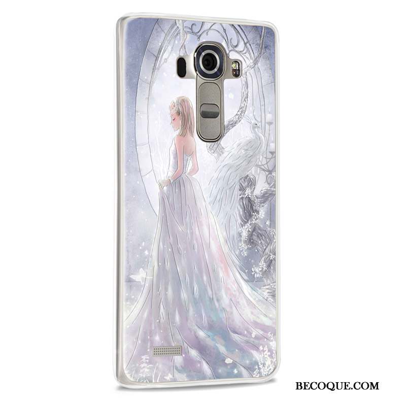 Lg G4 Créatif Fluide Doux Étui Protection Coque Violet