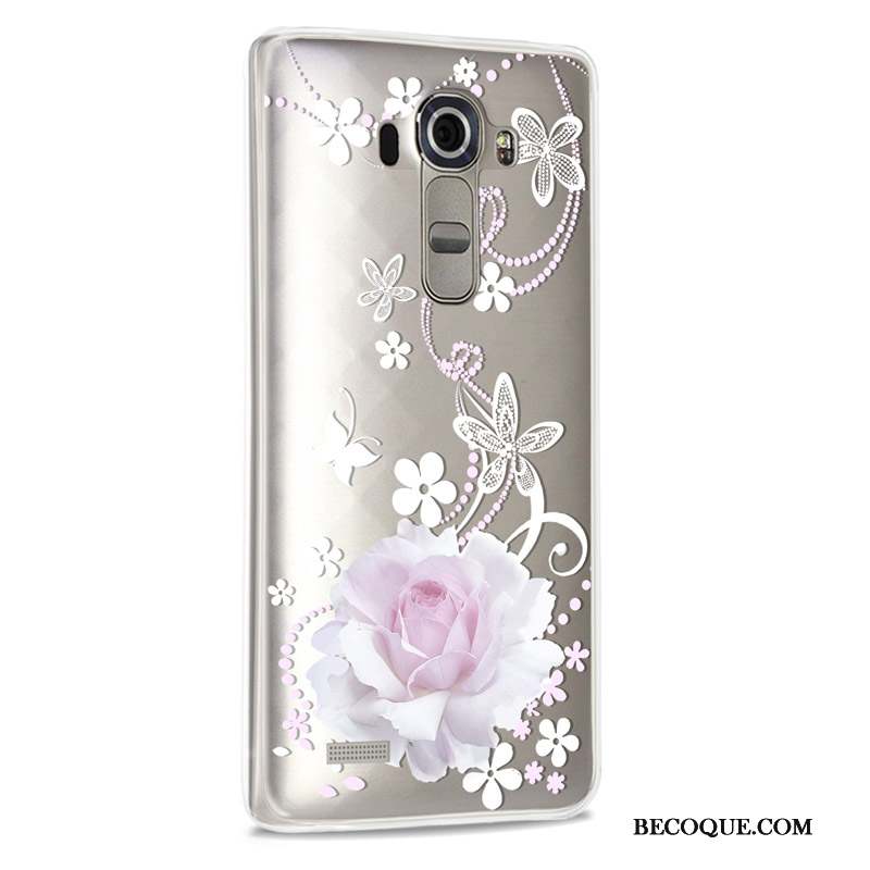 Lg G4 Créatif Fluide Doux Étui Protection Coque Violet