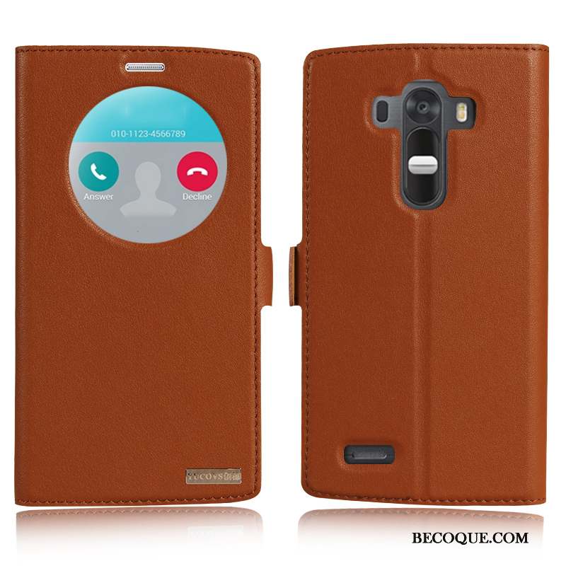 Lg G4 Cuir Véritable Protection Téléphone Portable Vert Foncé Étui En Cuir Coque De Téléphone