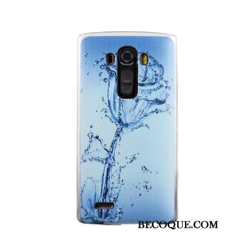 Lg G4 Protection Étui Bleu Difficile Téléphone Portable Coque