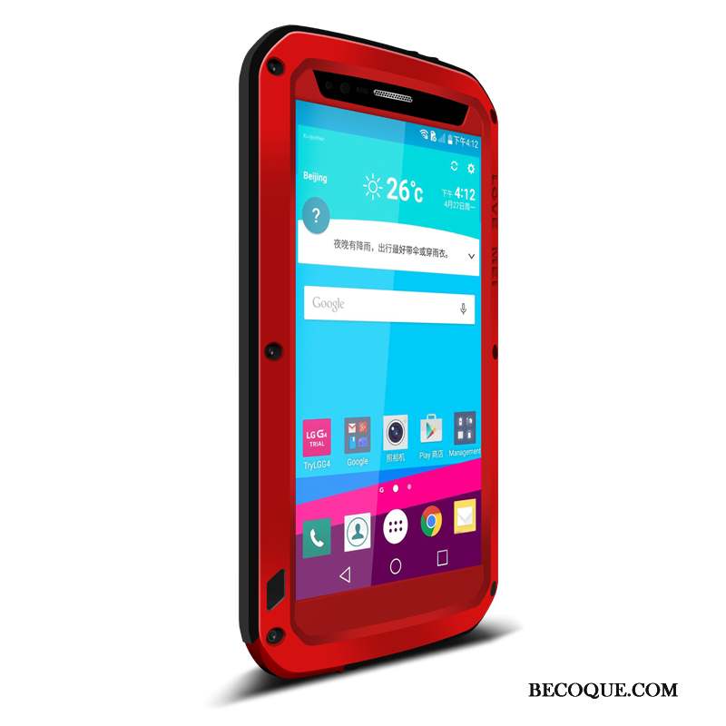 Lg G4 Étui Coque Incassable Border Téléphone Portable Protection