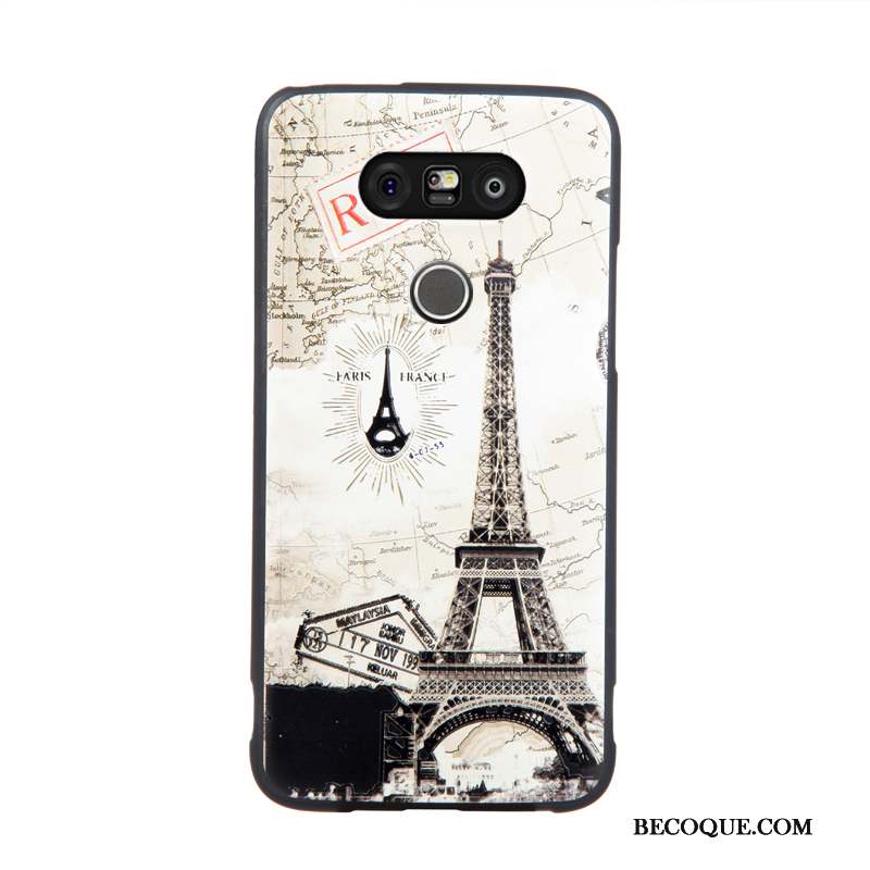 Lg G5 Coque De Téléphone Gaufrage Dessin Animé Membrane Tendance Protection