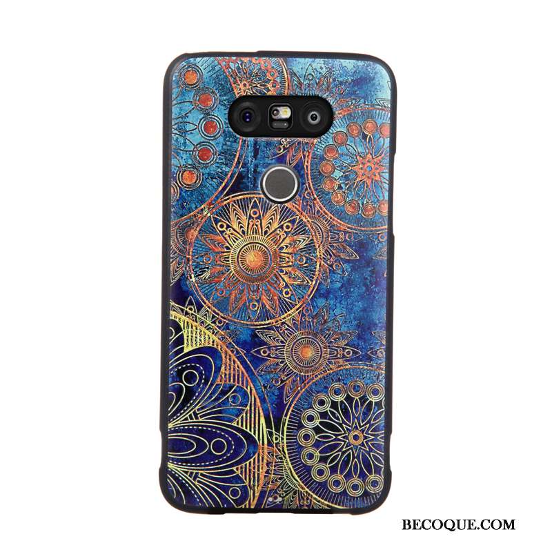 Lg G5 Coque De Téléphone Gaufrage Dessin Animé Membrane Tendance Protection