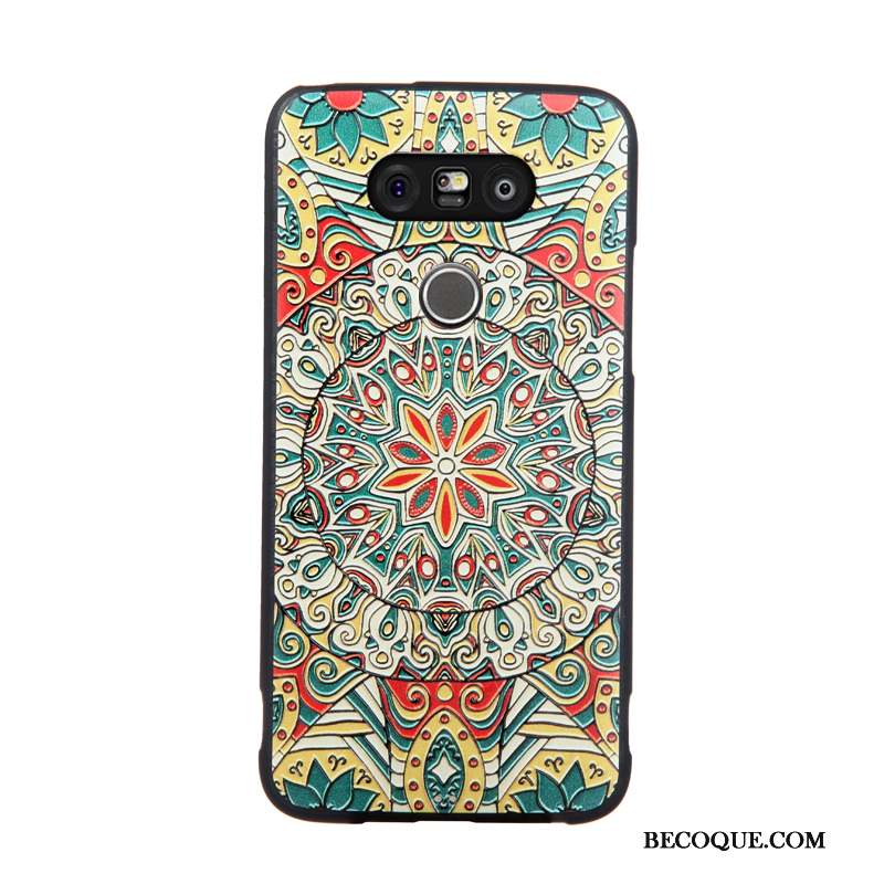 Lg G5 Coque De Téléphone Gaufrage Dessin Animé Membrane Tendance Protection