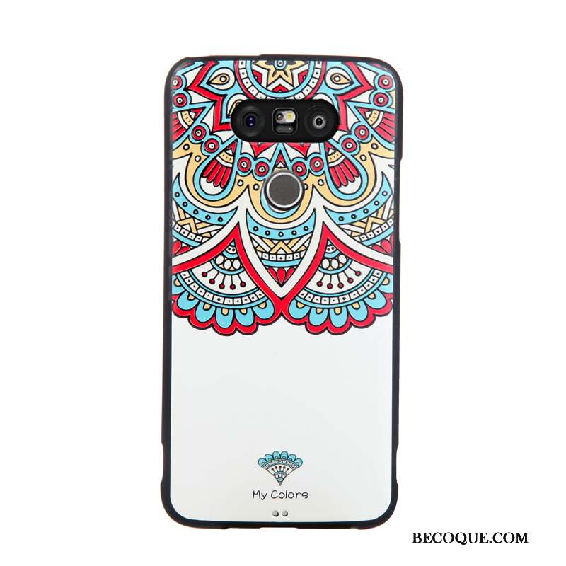 Lg G5 Coque De Téléphone Gaufrage Dessin Animé Membrane Tendance Protection