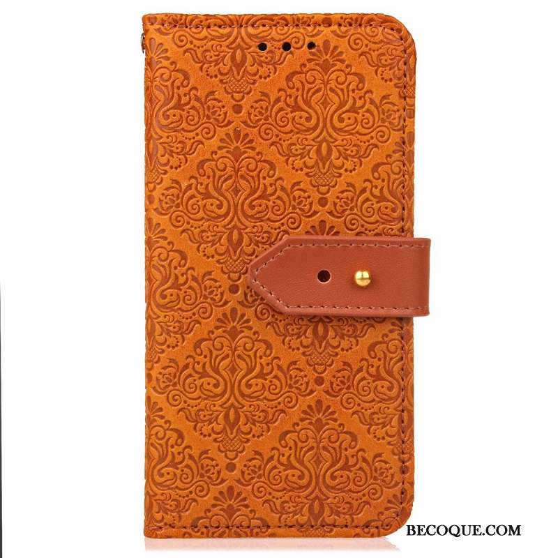 Lg G5 Coque Portefeuille Carte Europe Support Une Agrafe Jaune