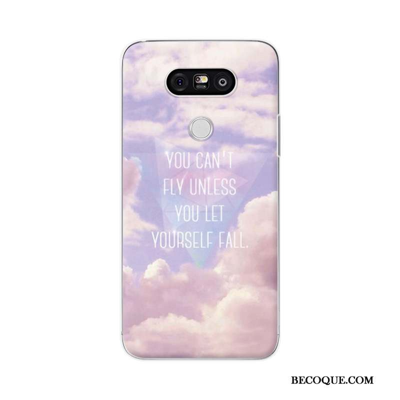 Lg G5 Coque Étui Petit Peinture Protection Longue Difficile