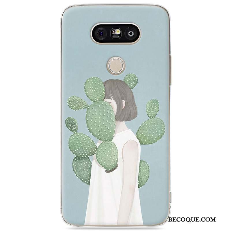 Lg G5 Difficile Bleu Peinture Protection Coque De Téléphone Art