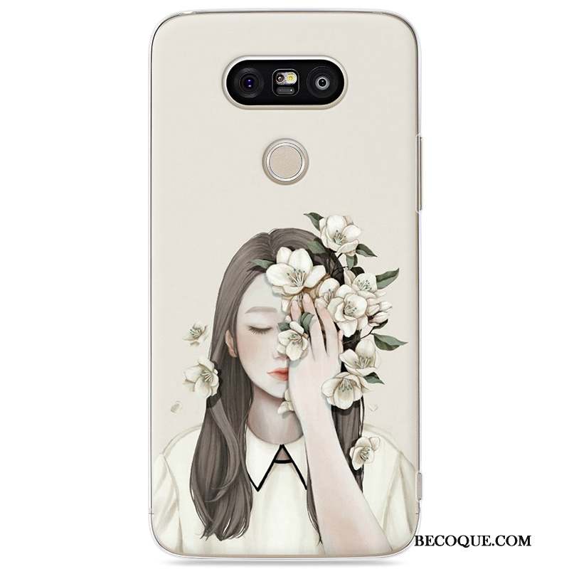 Lg G5 Difficile Bleu Peinture Protection Coque De Téléphone Art