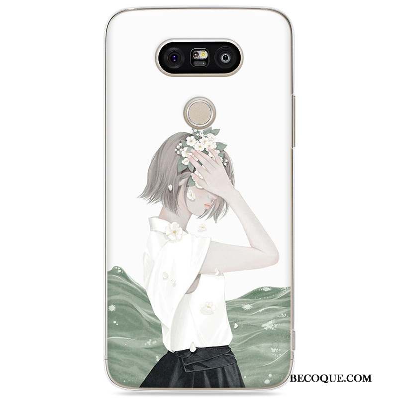 Lg G5 Difficile Bleu Peinture Protection Coque De Téléphone Art